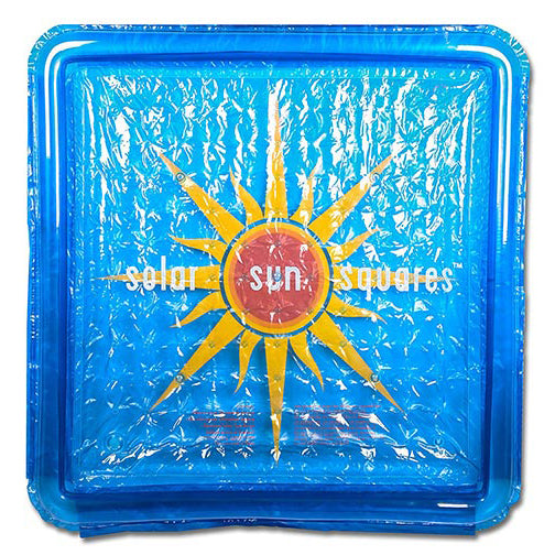 Solar Sun Square avec imprimé avec ancre